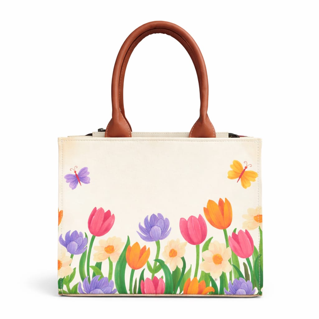 premium floral tote bag by Nixa Style