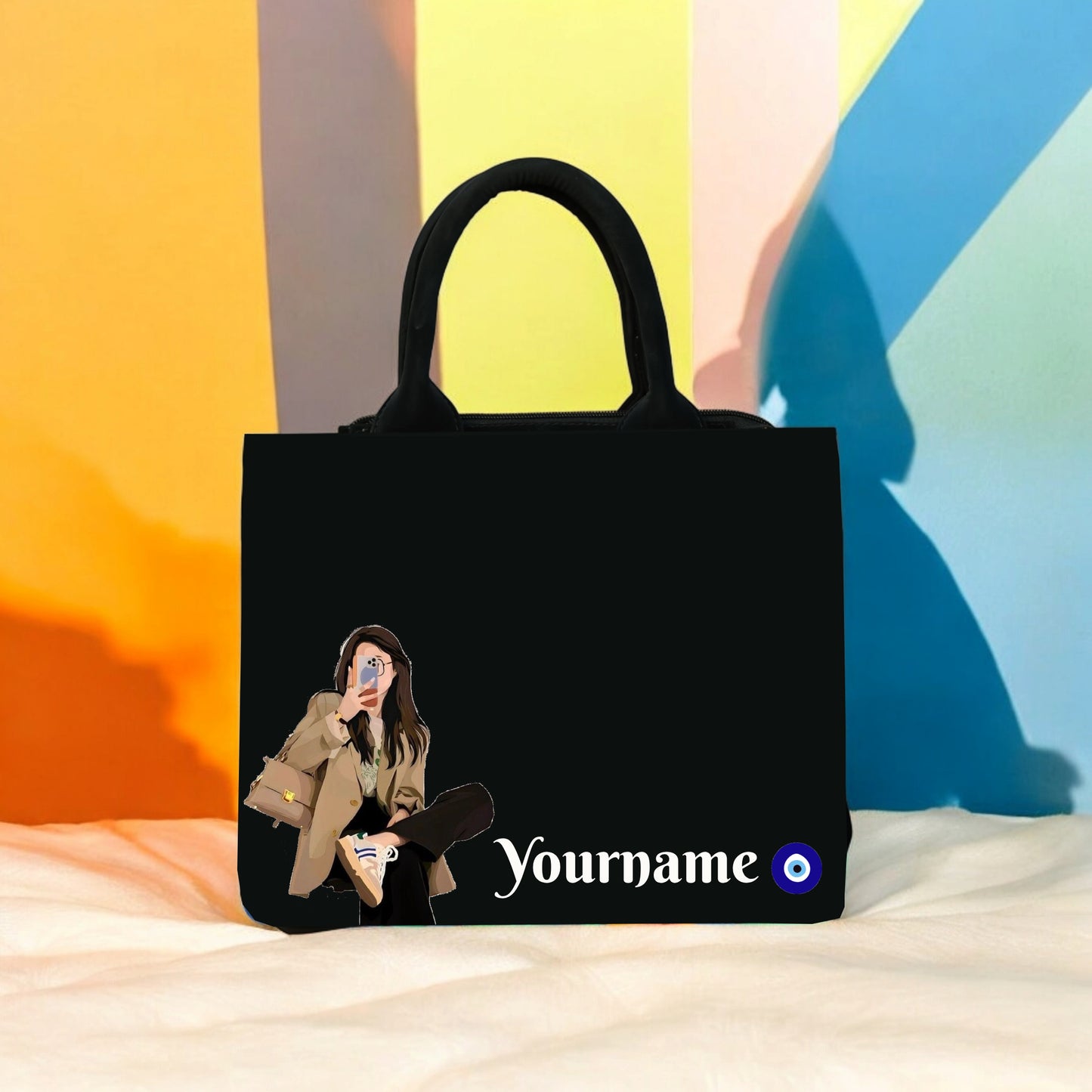 Customized Coffee mini tote bag