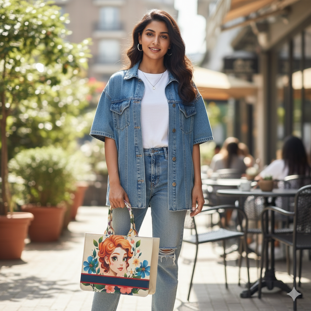 personalised canvas tote bag with name