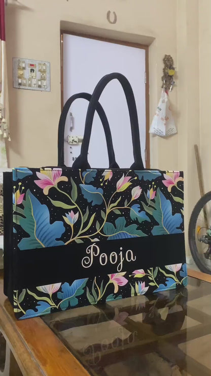 Customised Canvas Doll Tote bag