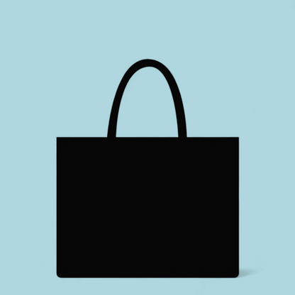 Customised Canvas Letter Tote bag
